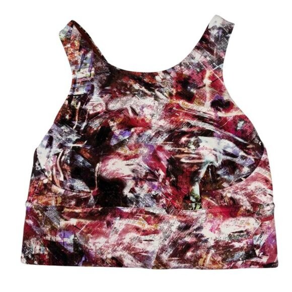 Lululemon Wunder Train Long-Line Bra Medium Support C/D Urbantricity Multi 6 - Picture 6 of 11